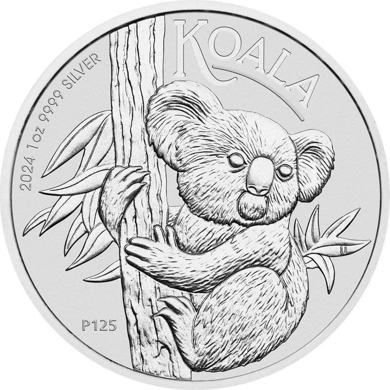 Koala in Monete d'argento
